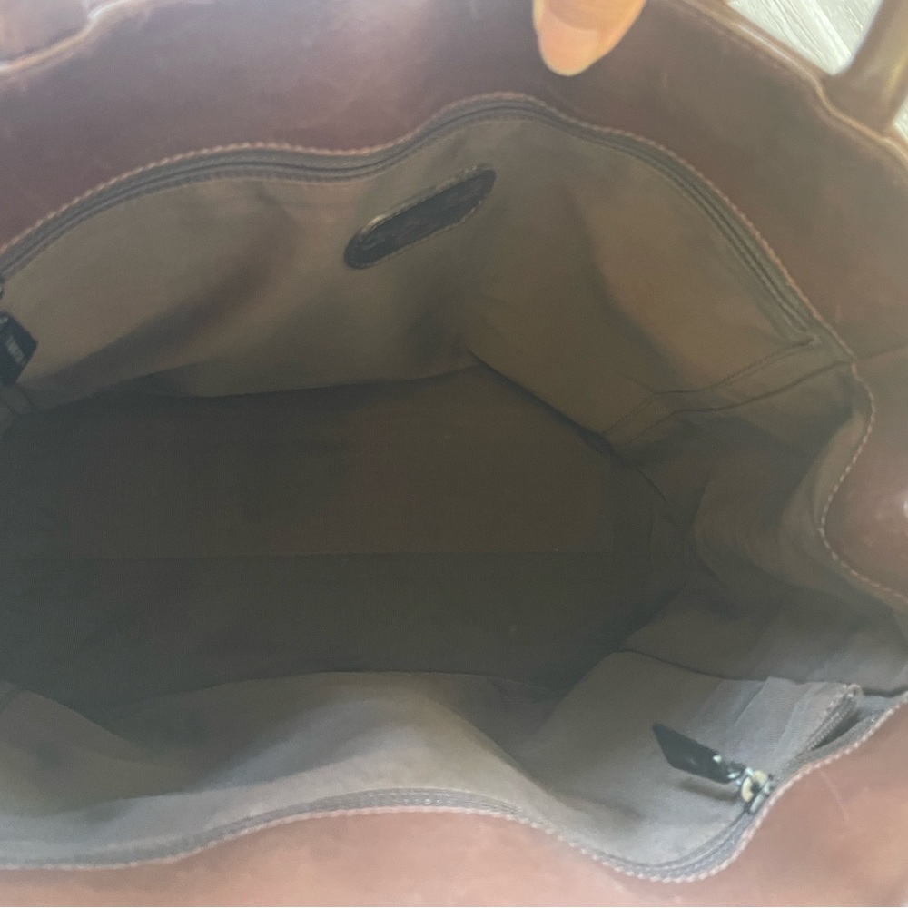 CHANEL Dark Brown Leather Tote - Picture 5 of 7